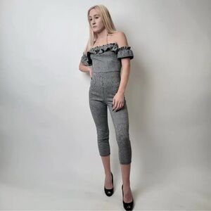 Blashe Cold Shoulder Romper Jumpsuit